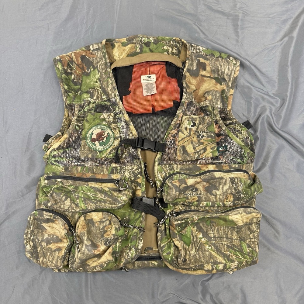 Mossy Oak Super Elite 3 Turkey Vest Mens Mossy Oak Camo Size XL-2X Hunting